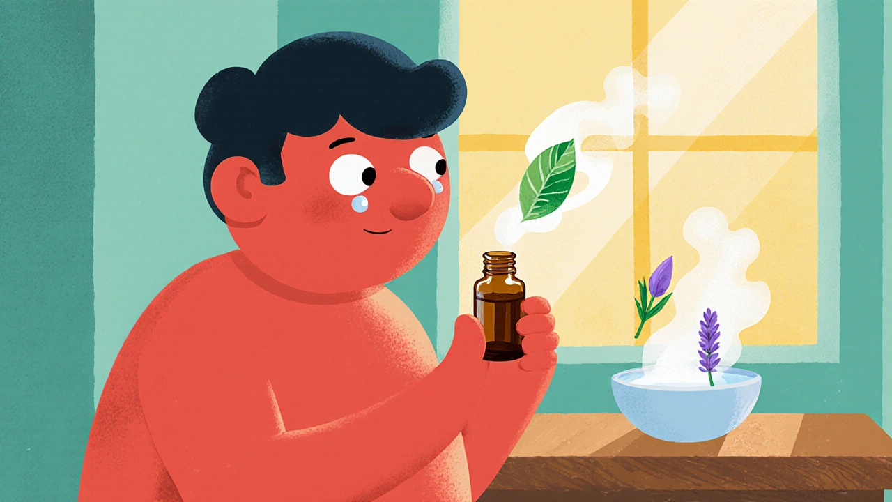 Best Essential Oils for a Stuffy Nose and Watery Eyes