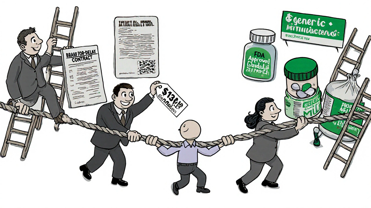 Brand executives and generic makers tug-of-war over drug prices, with a patient caught in the middle.