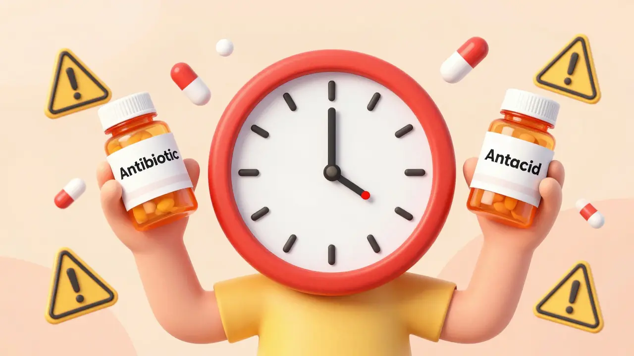 Antacids and Antibiotics: How to Time Your Doses to Avoid Dangerous Interactions