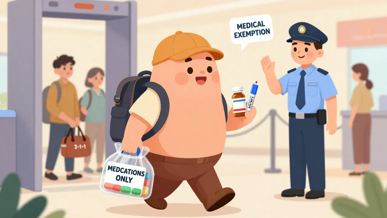 How to Clear Security with Liquid Medications and Supplies at the Airport