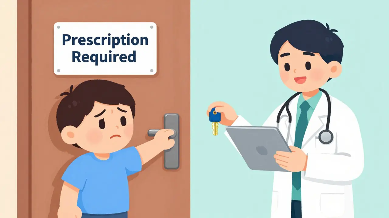 Doctor using telemedicine to help patient get prescription