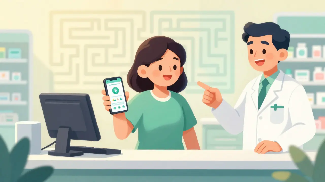Patient using discount app to pay lower cash price instead of insurance copay